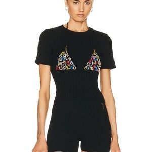 Jacquemus La Maille Bikini Cropped Top